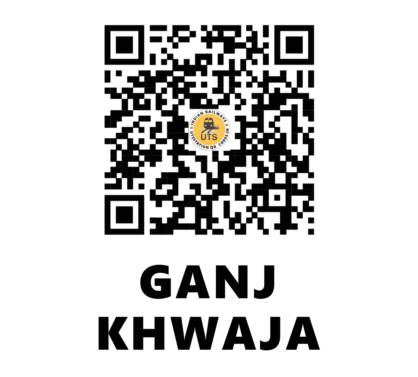 UTS QR Code for GANJ KHWAJA - GAQ (EC - UTTAR PRADESH)